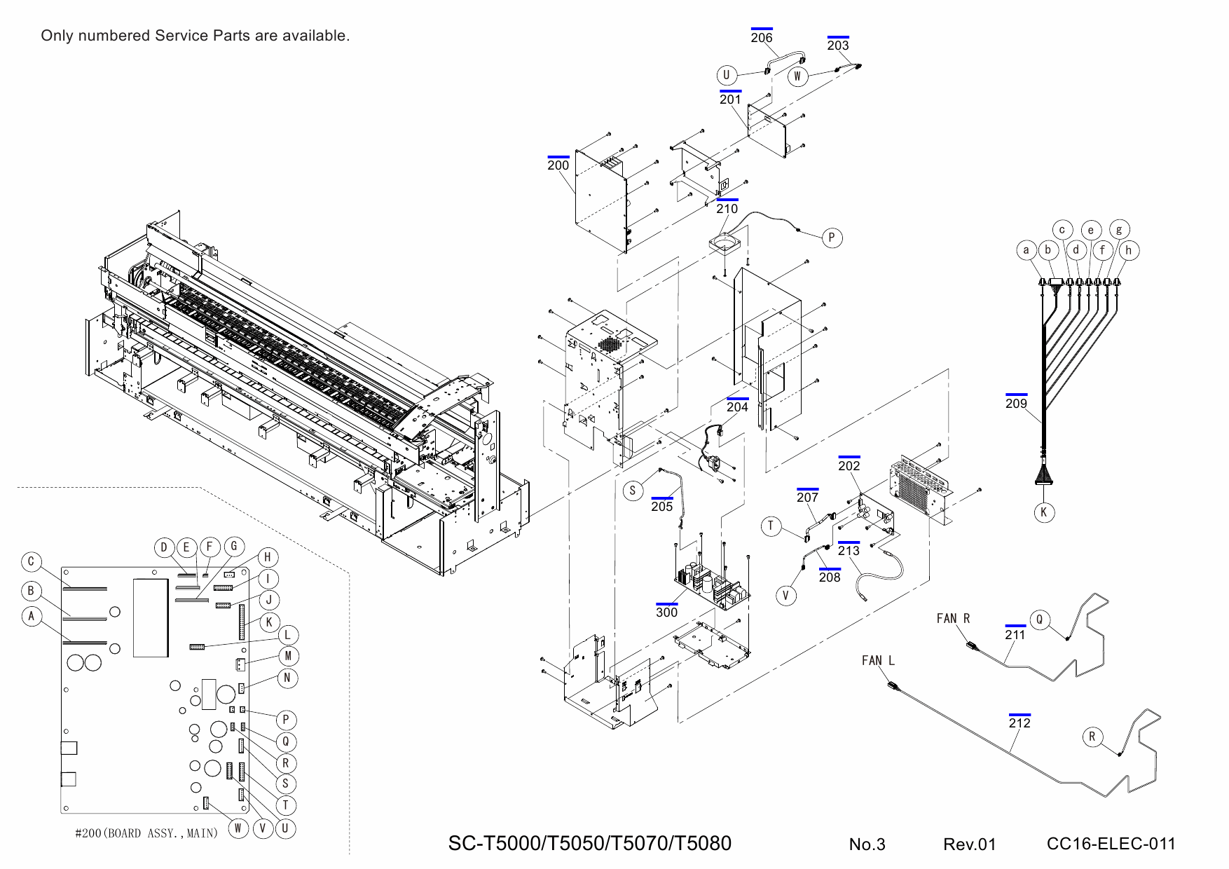 EPSON SureColor T5000 T5050 T5070 T5080 Parts Manual-5